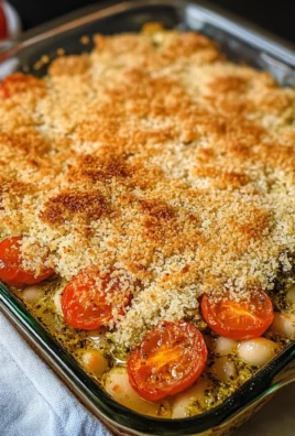 White Bean and Pesto Bake