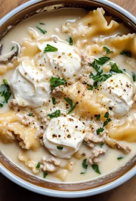 Alfredo Lasagna Soup