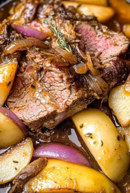 Apple Cider Braised beef Shoulder
