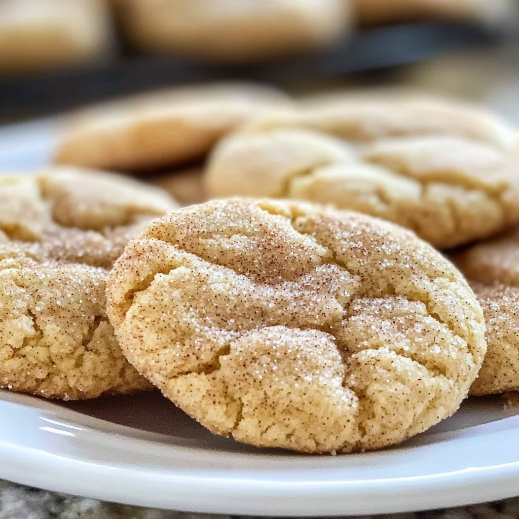 Apple Cider Snickerdoodle Cookies