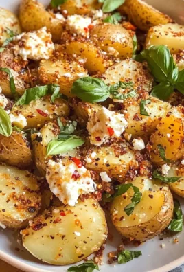 Baked Feta Potatoes