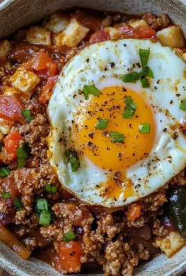 Breakfast Chili and Eggs