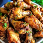 Cajun Garlic Chicken Wings