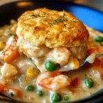 Cheddar Bay Biscuit Seafood Pot Pie: An Incredible Comforting Delight