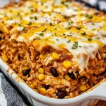 Chicken Enchilada Rice Casserole