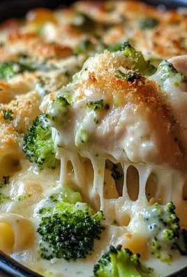 Chicken and Broccoli Alfredo Bake