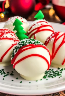 Christmas Tree Cake Truffles with Little Debbies cakes