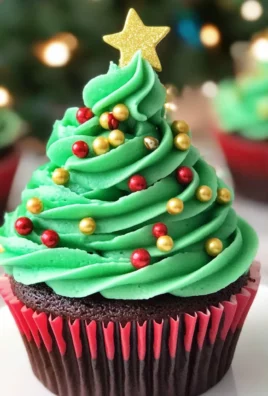 Christmas Tree Cupcakes
