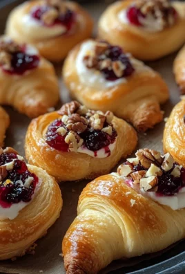 Cranberry Cream Cheese Crescent Bites