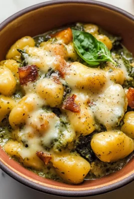 Creamy Pesto Gnocchi with Spinach and Artichokes