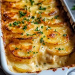 Dad’s Creamy & Cheesy Au Gratin Potatoes