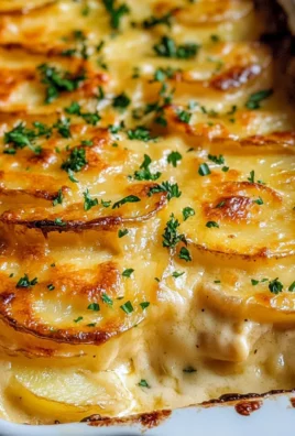 Dad’s Creamy & Cheesy Au Gratin Potatoes