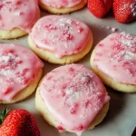 Double Strawberry Sugar Cookies
