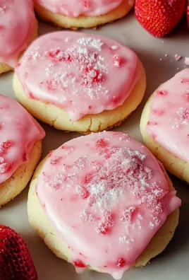 Double Strawberry Sugar Cookies
