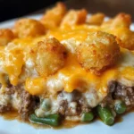 Easy Cheesy Tater Tot Casserole With Ground Beef