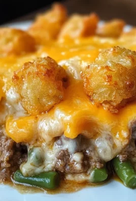 Easy Cheesy Tater Tot Casserole With Ground Beef