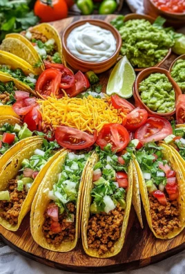 Easy Taco Recipe Dinner Board