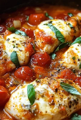 Garlic Tomato Chicken with Mozzarella