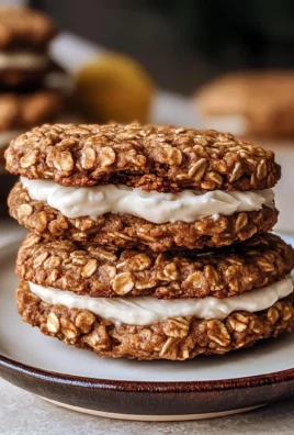 Gingerbread Oatmeal Cream Pies