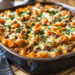 Ground Turkey Sweet Potato Bake Recipe