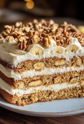 Heavenly Banana Walnut Cream Cake Recipe Made Easy
