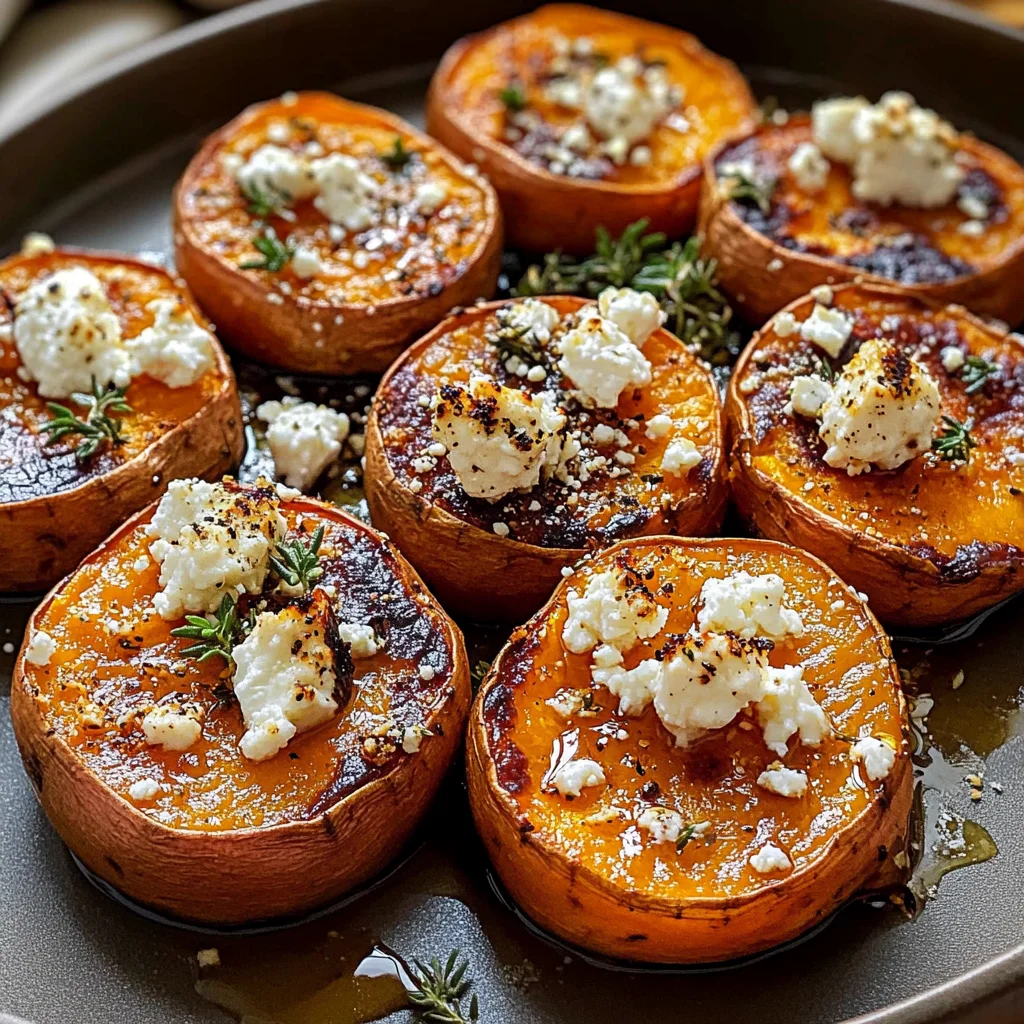 Honey Feta Sweet Potato Rounds: A Delicious & Easy Recipe