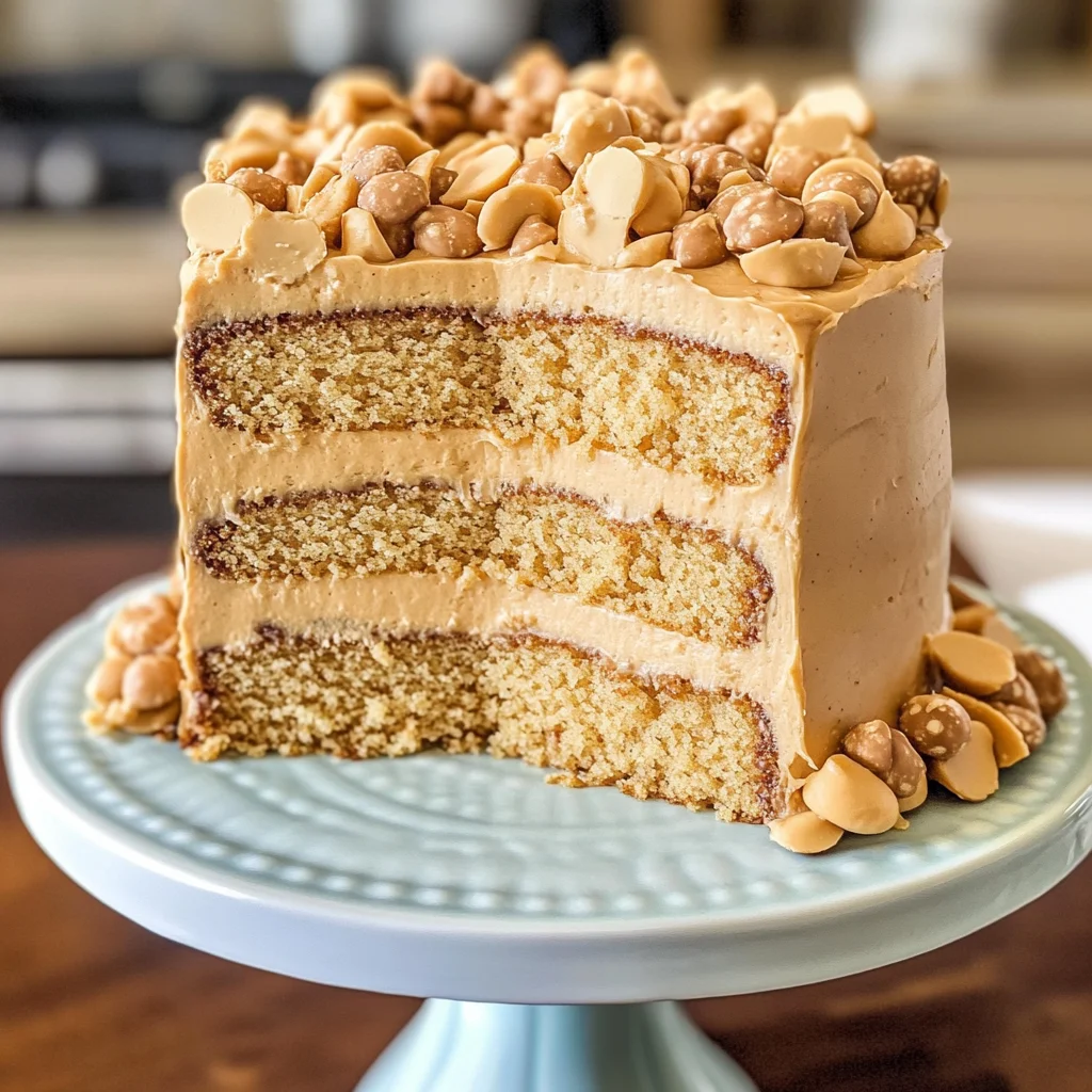 Loaded Peanut Butter Layer Cake