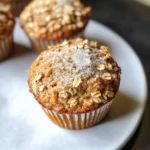 Maple Brown Sugar Oatmeal Muffins