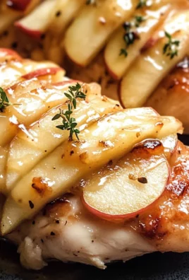 Maple Glazed Apple and Brie Stuffed Chicken