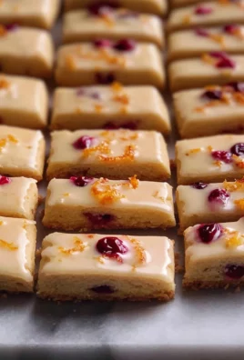 Orange Cranberry Shortbread Cookies