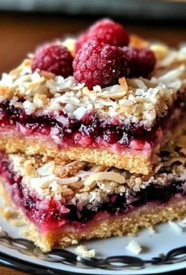 Raspberry Coconut Magic Bars