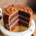 SALTED CARAMEL CHOCOLATE FUDGE CAKE RECIPE