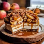Salted Caramel Apple Pie Cheesecake
