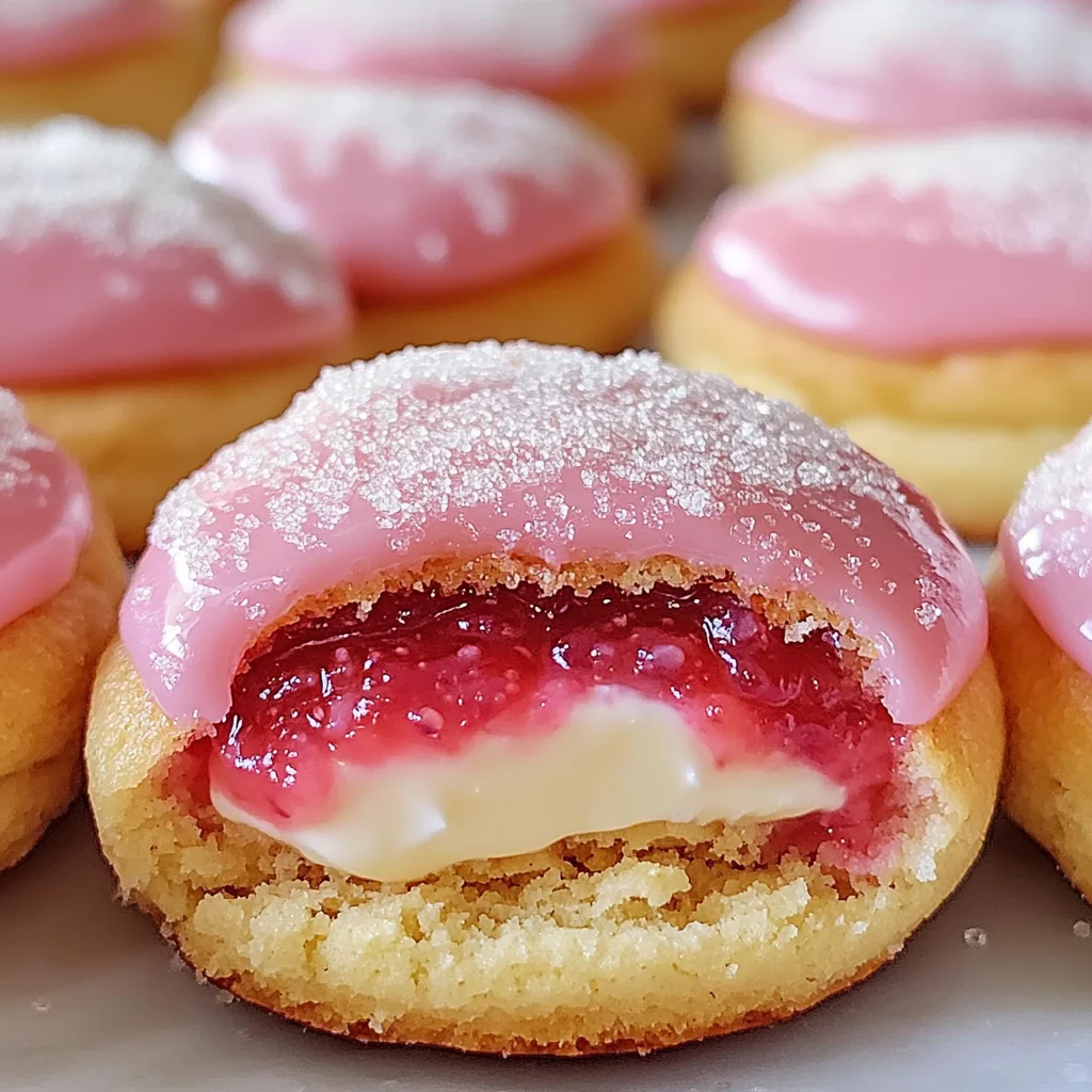 Soft Strawberry Cheesecake Cookies - Sweet & Creamy Bites