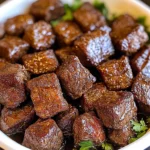 Air Fryer Juicy Steak Bites