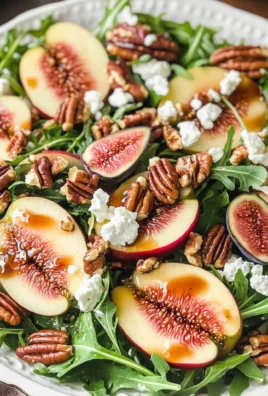 Apple Arugula Salad With Maple Pecans