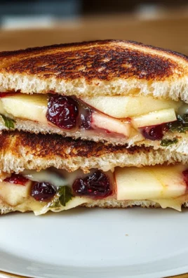 Apple and Cranberry Grilled Cheese