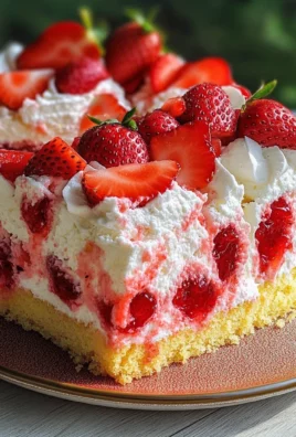 Best Strawberry Poke Cake