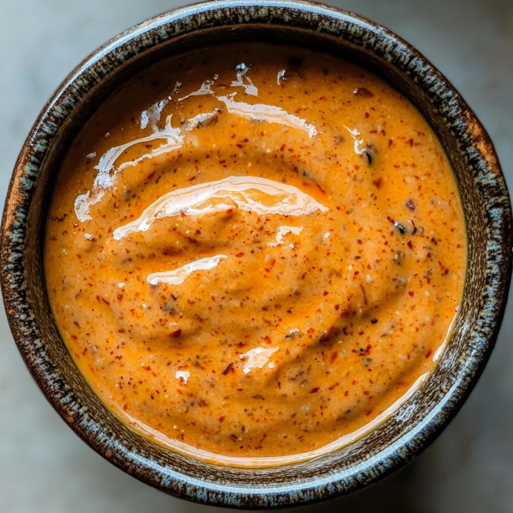 Chipotle Sauce with Garlic and Sour Cream
