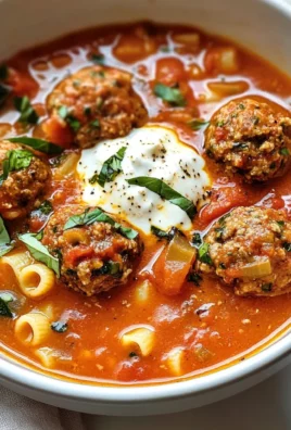 Creamy Italian Meatball Soup