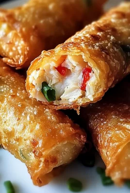 Crispy Crab Cake Egg Rolls: A Savory Seafood Snack Delight