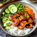 Crispy Salmon and Rice Bowl