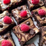 Decadent Raspberry Swirl Brownies
