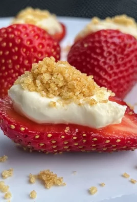 Deviled Strawberries (Made with a Cheesecake Filling)