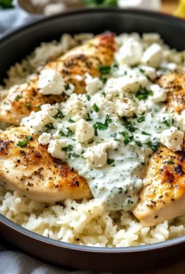 Dump-and-Bake Chicken Tzatziki Casserole