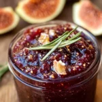 Fig Rosemary and Red Wine Jam