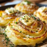 Garlic Parmesan Duchess Potatoes
