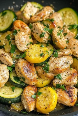 Healthy Chicken Breast with Zucchini and Squash