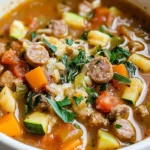 Healthy Zucchini Tomato Italian Sausage Soup: An Incredible Essential Recipe