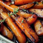 Honey Balsamic Roasted Carrots